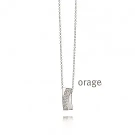 Collier en argent rhodié 925/1000 - 45cm (AC042)