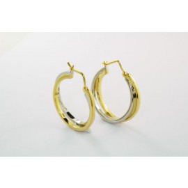 Boucles d'oreilles bicolores [O/2258]