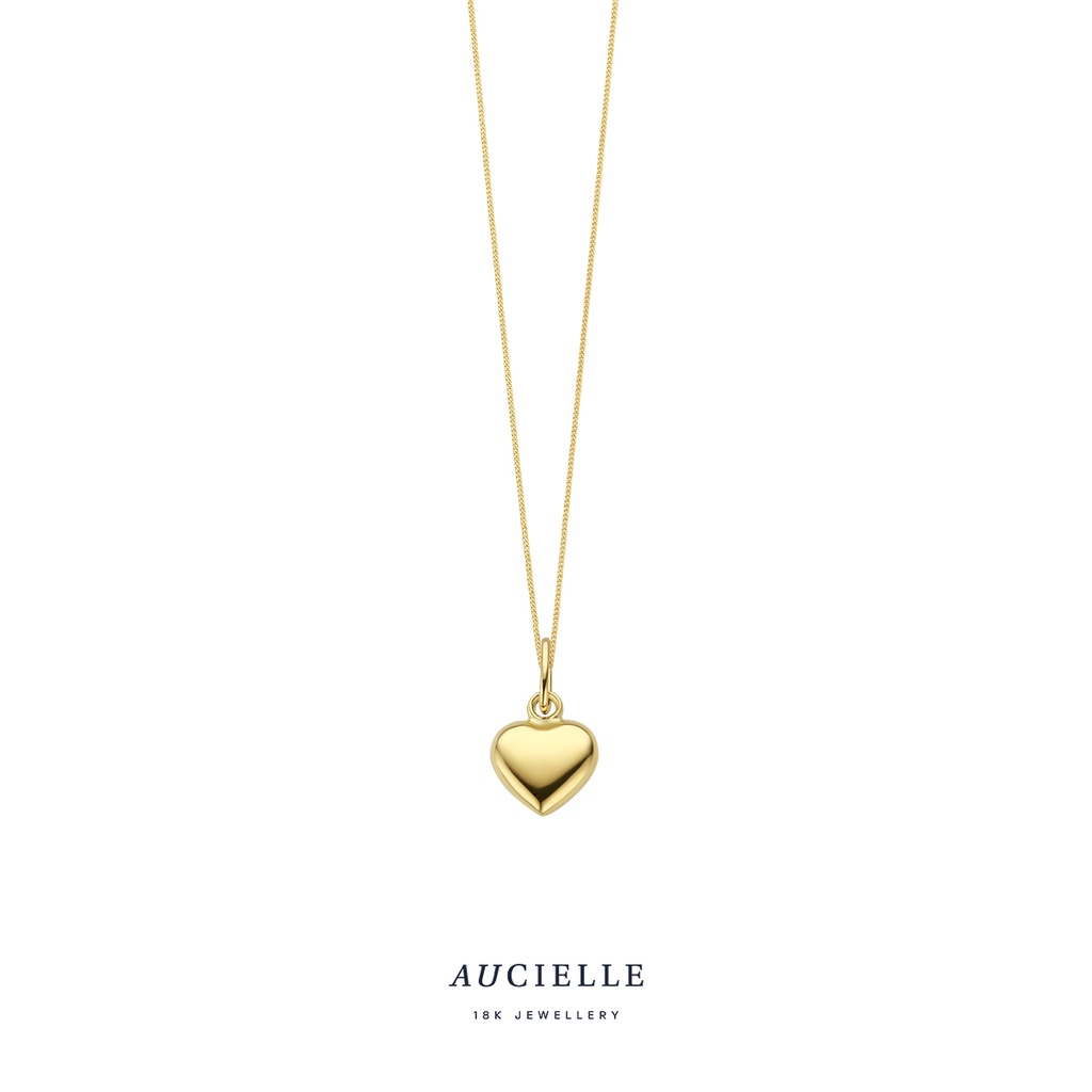 Pendentif coeur Or Jaune 18K 6,5 x 6,0 mm