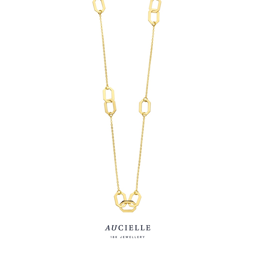 Collier Or Jaune 18K Longueur 45cm