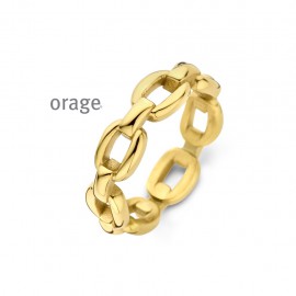 Bague acier jaune (52-60) [AW276]
