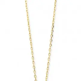[BK/4350/45] Chaîne forçat plaqué or jaune 40+5cm