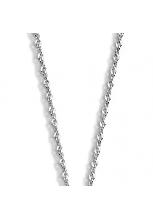 [BK436942-A] Chaine jaseron en argent rhodié 925/1000 - 42 cm