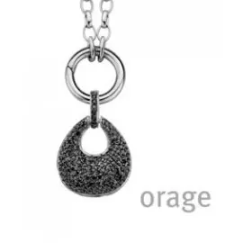 [R150] Pendentif en argent rhodié 925/1000