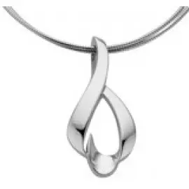 [P15] Pendentif en argent rhodié 925/1000