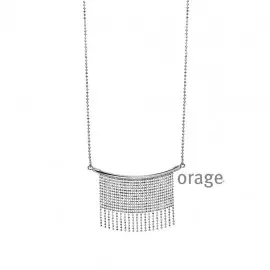 [AH075] Collier en argent rhodié 925/1000 - 45cm (AH075)