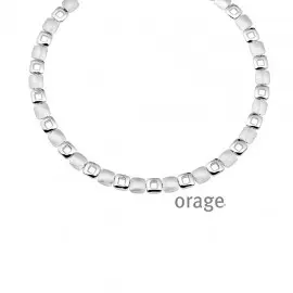 [AK073] Collier en argent rhodié 925/1000 - 43cm (AK073)