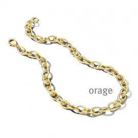 [AT311/47] Collier acier jaune - 47cm (AT311/47)