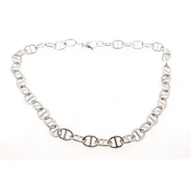 [K/2184/50] Collier acier inoxydable grain de café ajouré - 50 cm (K/2184/50)