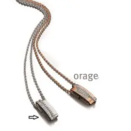 [AA008] Collier en argent rhodié 925/1000 - 42cm (AA008) (argenté)