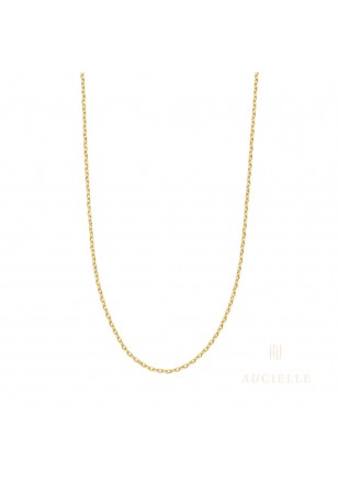 [AX0004B] Chaine forçat 30 Or Jaune 18K - 45cm